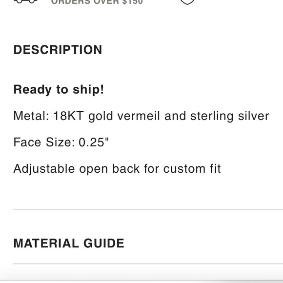 SG ON HD MESSAGE ME; THE M JEWLERS THE TINY HEART PINKY SIGNET RING (SILVER) - Picture 7 of 8